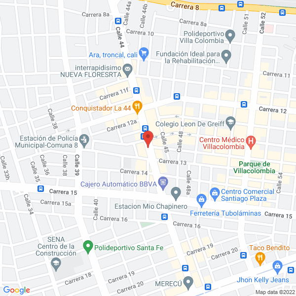 Mapa de Tecnoalarmas Del Valle