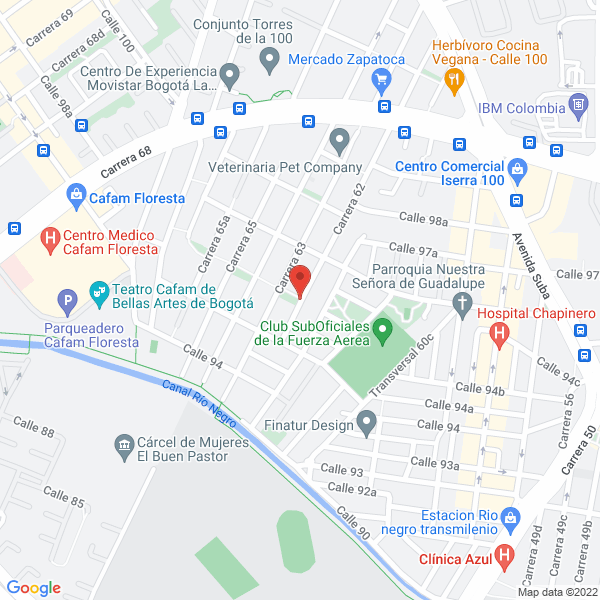 Mapa de Cubillos Nathalia Psicologa