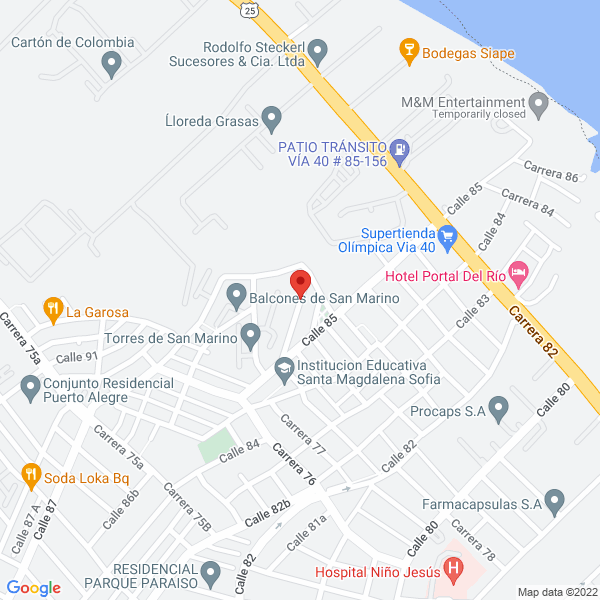 Map of Taller Nerearte - Quiero Clientes