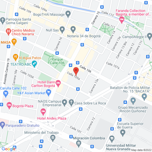 Mapa de Coinco Bgv S A S