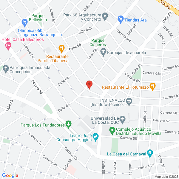 Map of Gana Dinero Online - Quiero Clientes