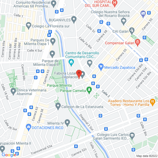 Mapa de Fabis Depilación