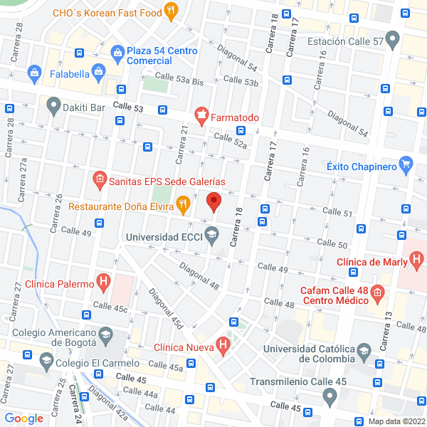 Mapa de Coldesalud