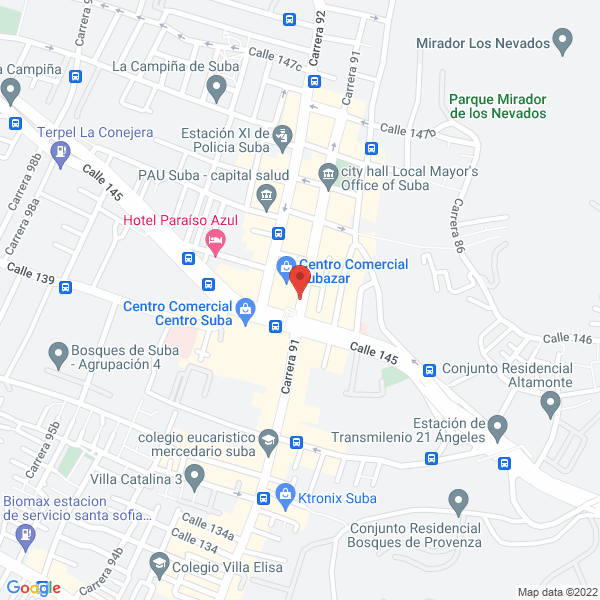 Mapa de Peluquería Raquel
