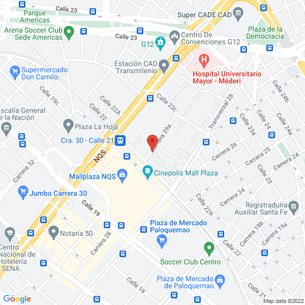 Mapa de Masterllantas