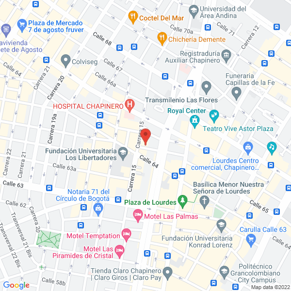 Mapa de Modelos Universitarias Vip