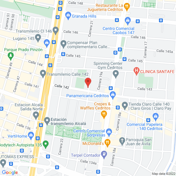 Mapa de Pato De Azúcar Pastelería