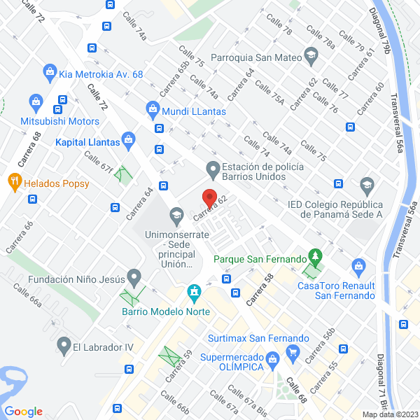 Mapa de Reparación De Computadores Y Tablets Héctor Hernández