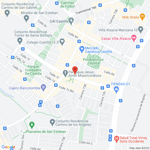 Mapa de Nica Chocolates Sas