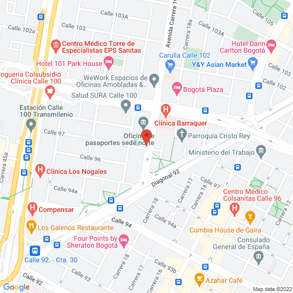 Mapa de Promotora Premium S.A.S.
