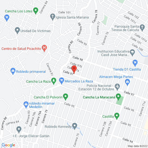 Mapa de Depósito De Materiales La Sierra