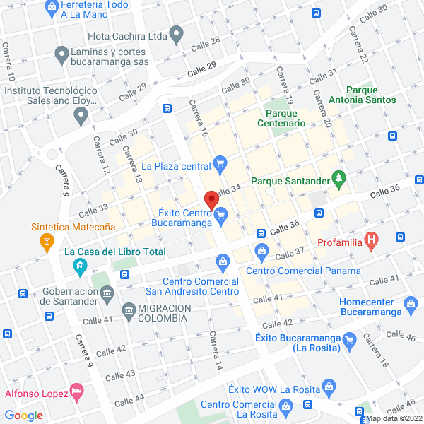 Map of Ferreteria El Martillito