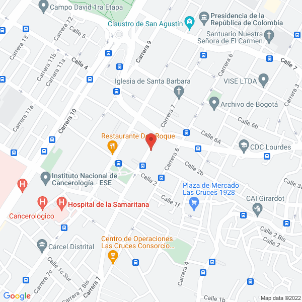 Mapa de Drogueria Ventisalud