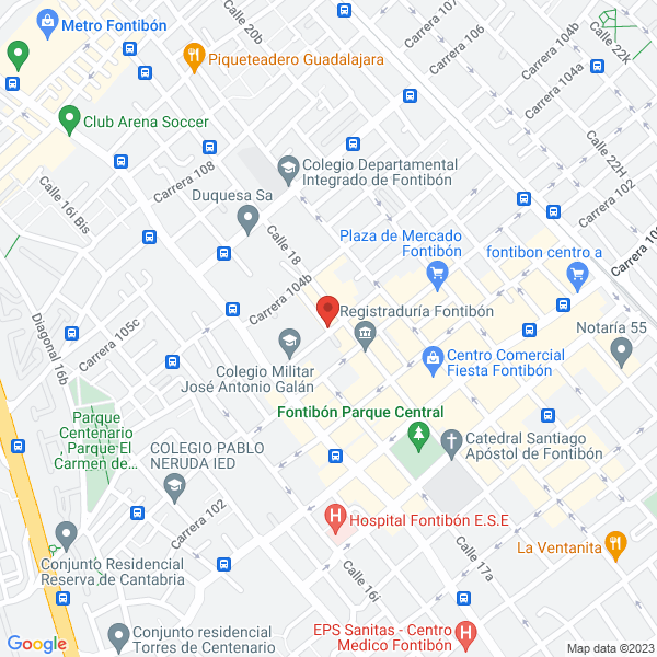 Mapa de Academia De Automovilismo Popgear