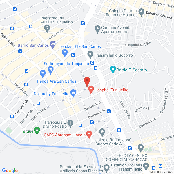 Mapa de Abandera A Casas Comerciales