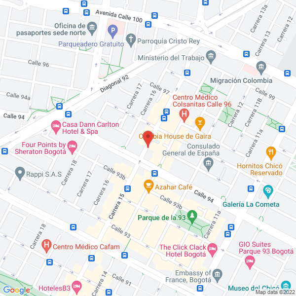 Mapa de Ac Y C Ltda.