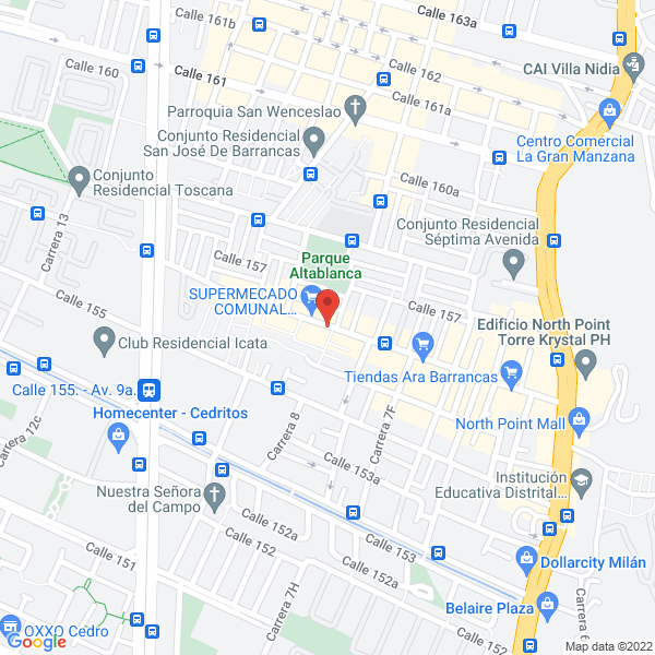 Mapa de Above S.A.S