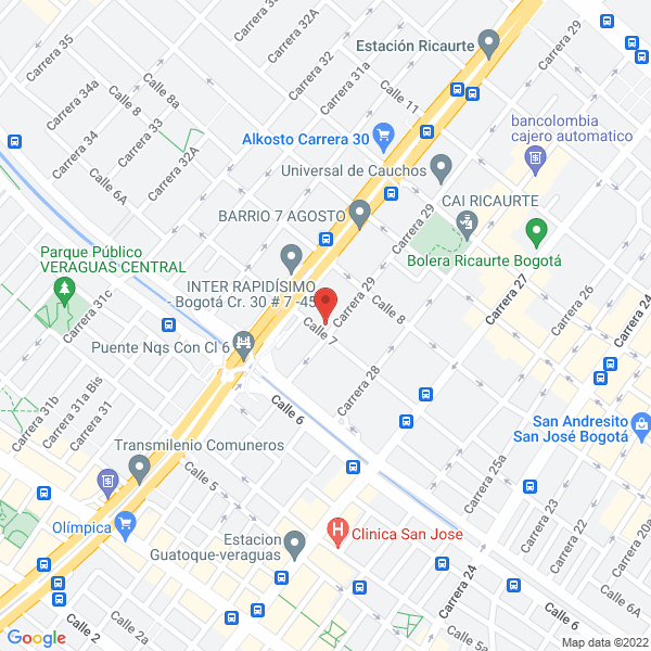 Mapa de Ace Inox Gas Industrial