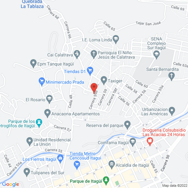 Mapa de Acrílicos Lag