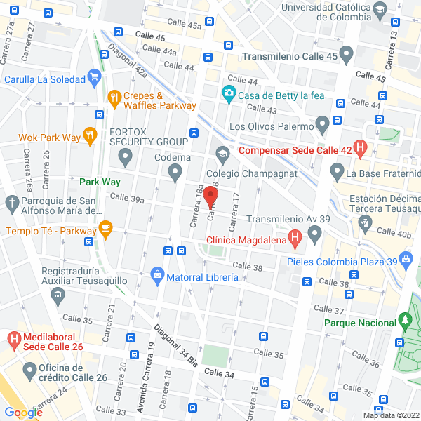 Mapa de Actor Sin Fronteras