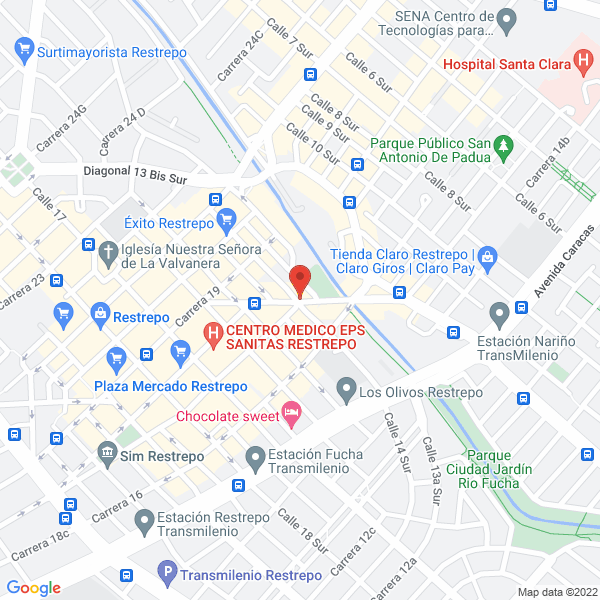 Mapa de Acricel