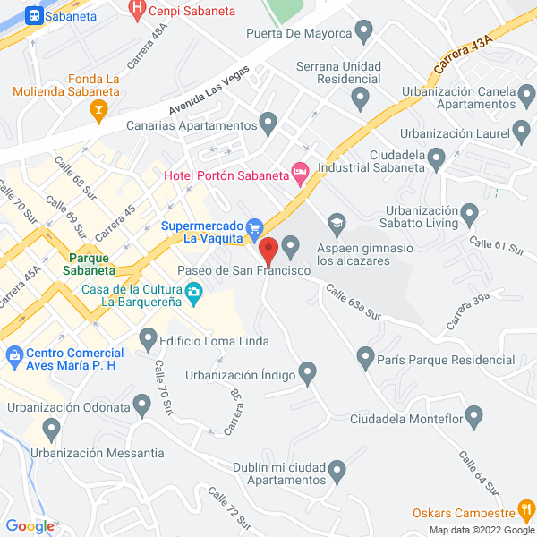Mapa de Aft Ingenieros Consultores S.A.S.