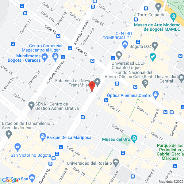 Mapa de Agencia Colocadora De Seguros Asesores De Seguros Estaseguros Ltda