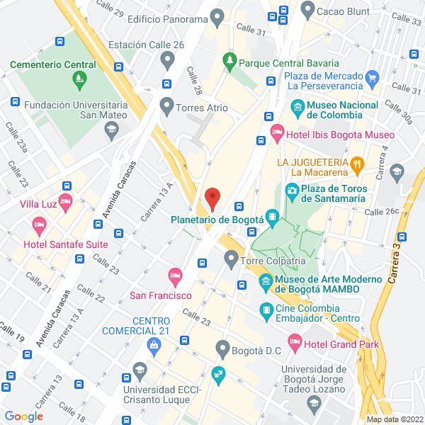 Mapa de Agencia De Viajes Y Turismo Gold Tour Sas