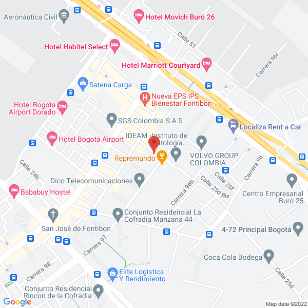 Mapa de Agregados El Rubi Ltda