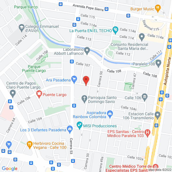 Mapa de Caprichos Restaurante