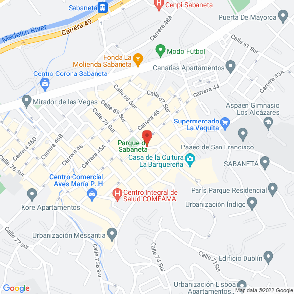 Mapa de Carnicería De Miguel López