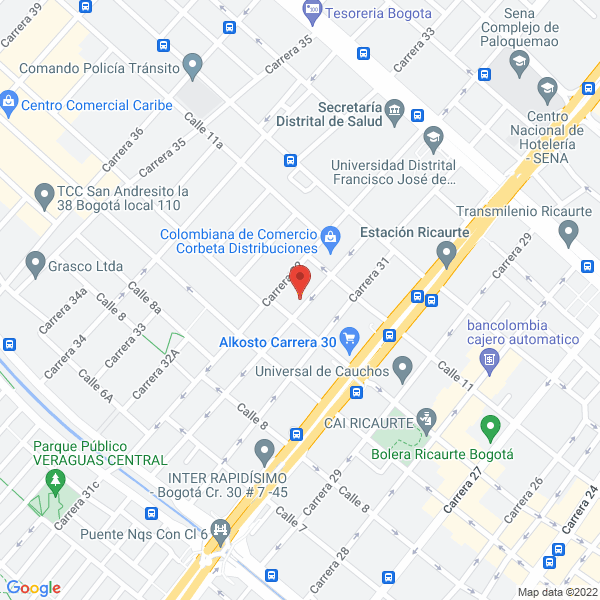 Mapa de Carrocerías Orquimor Ltda.