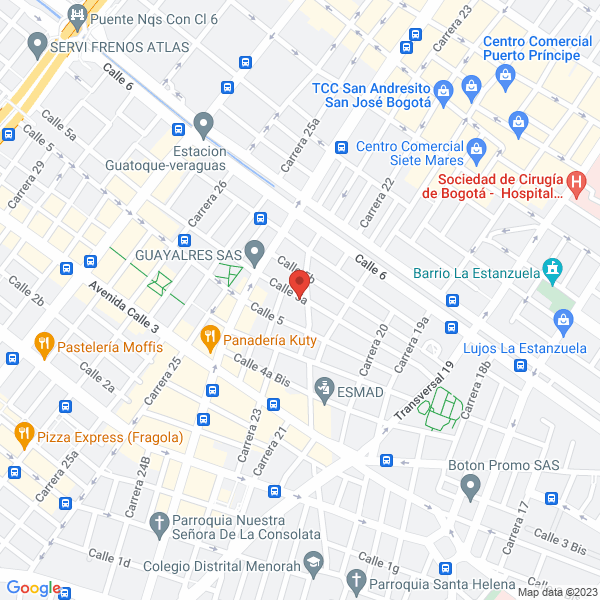Mapa de Castellanos López Y Cía. Ltda. Talleres Castellanos Ml.