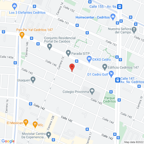 Mapa de Ccp Colombia S.A.S.