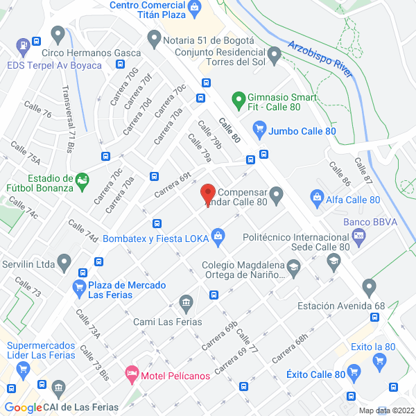 Mapa de Chatarra Comercializadora Martinez