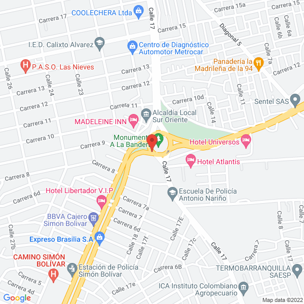 Map of Chatarrería El Nene