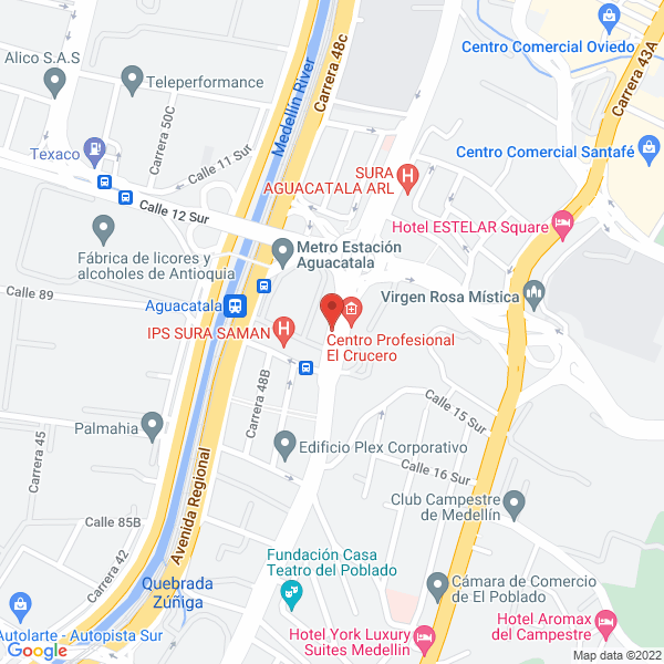 Mapa de Francisco J Vallejo S.A.S