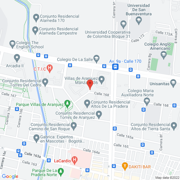 Mapa de Gómez Venegas Ltda.