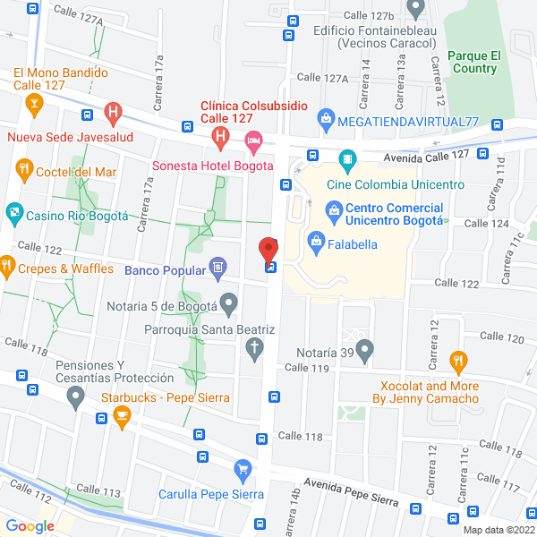 Mapa de Gp Ingenieros
