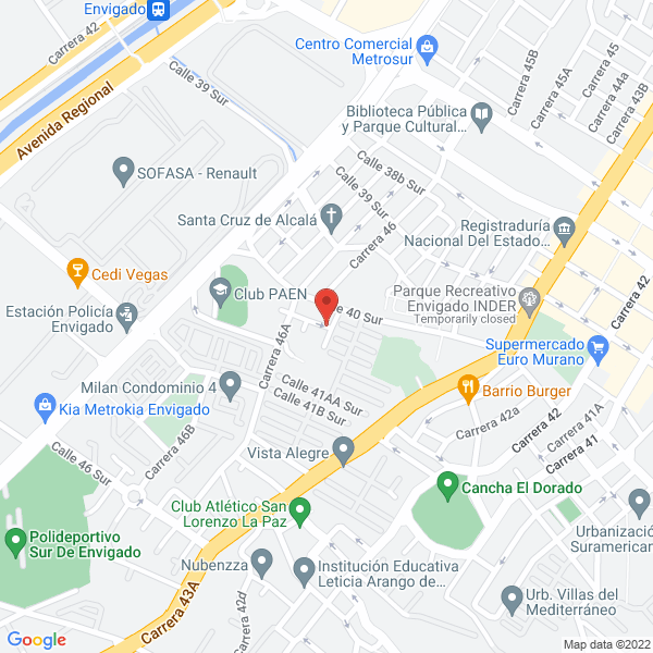 Mapa de Granero La Manuela