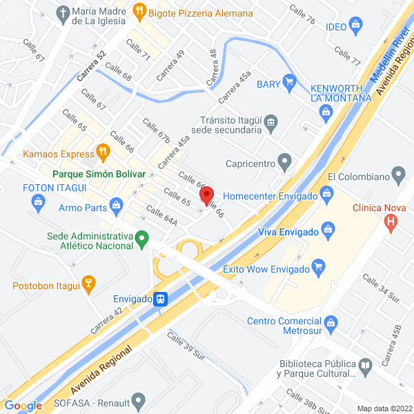 Mapa de Granero Seba Seba