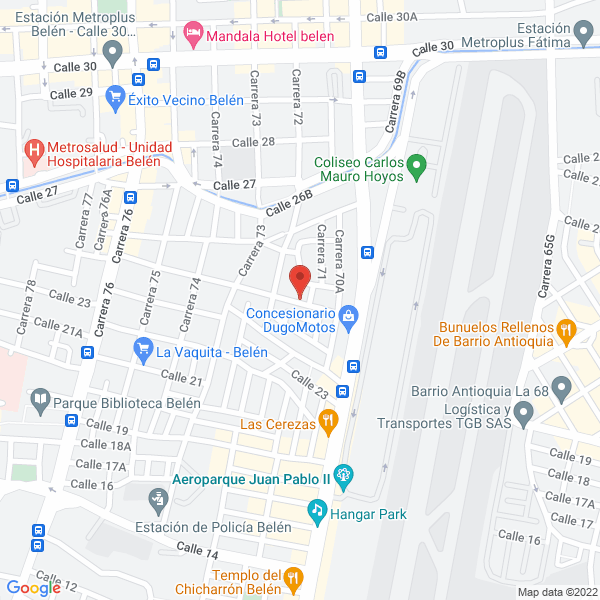 Mapa de Hidrotratamientos S.A.S.