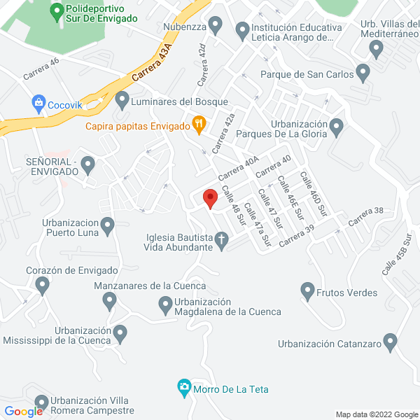 Mapa de Hierbagro S.A.S.
