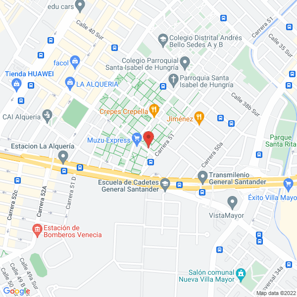 Mapa de Hilazas María Stella