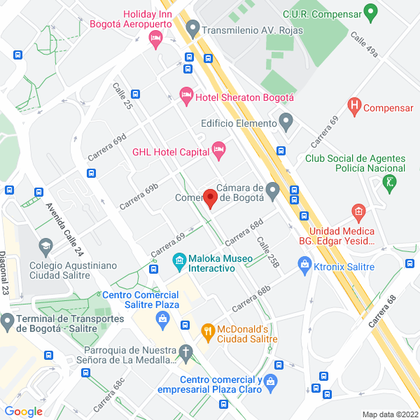 Mapa de City Tarjetas