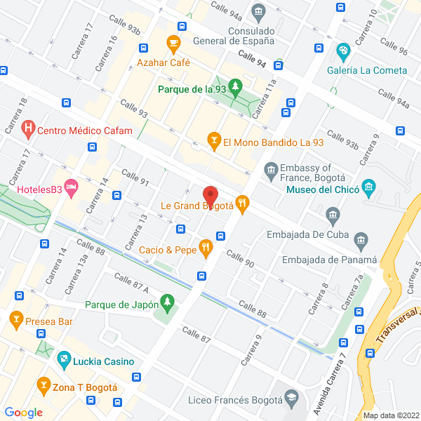 Mapa de Cjs Investigación De Mercados E.U.