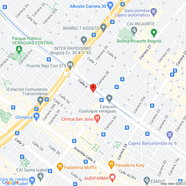 Mapa de Importadora Osaka