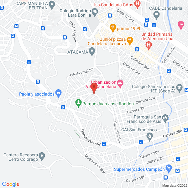 Mapa de Indumetalicas Fresno