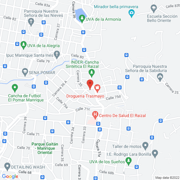 Mapa de Indumetalicas Jl S.A.S
