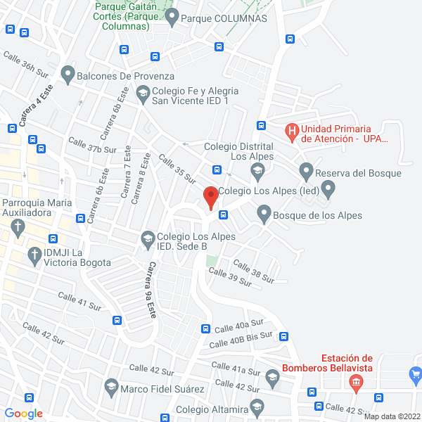 Mapa de Industria Láctea Pura Crema